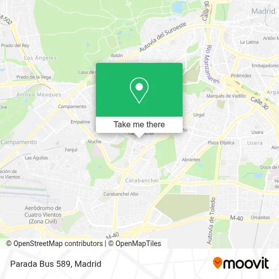 Parada Bus 589 map