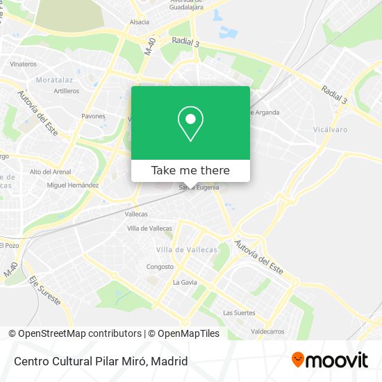 Centro Cultural Pilar Miró map