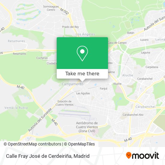 Calle Fray José de Cerdeiriña map