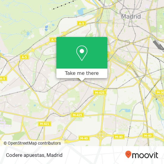 Codere apuestas map