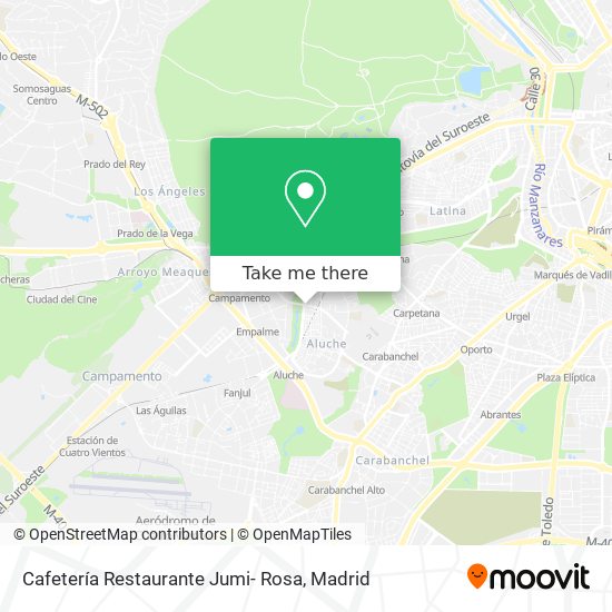 Cafetería Restaurante Jumi- Rosa map