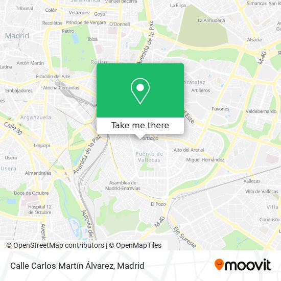 mapa Calle Carlos Martín Álvarez