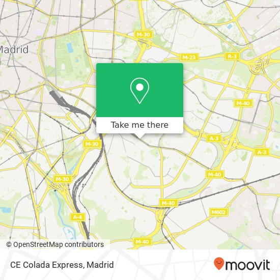 mapa CE Colada Express