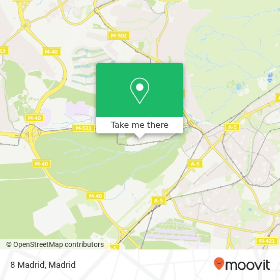 mapa 8 Madrid