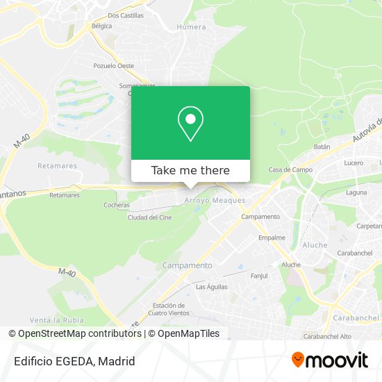 Edificio EGEDA map