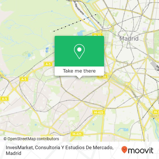 InvesMarket, Consultoria Y Estudios De Mercado map