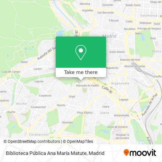 Biblioteca Pública Ana María Matute map
