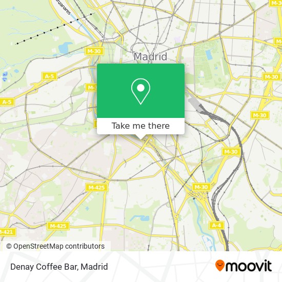 mapa Denay Coffee Bar