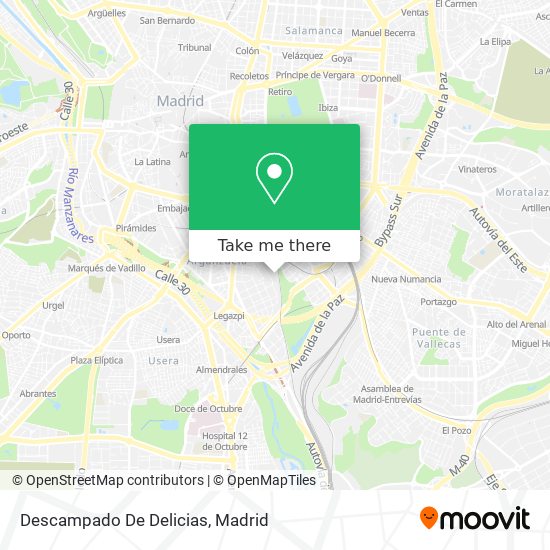 Descampado De Delicias map