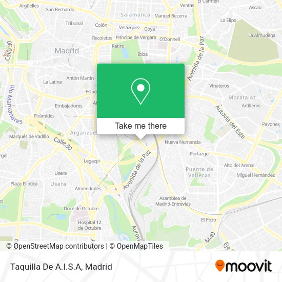 Taquilla De A.I.S.A map
