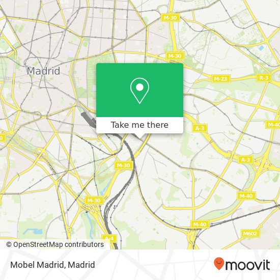 mapa Mobel Madrid