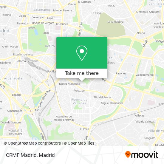 CRMF Madrid map