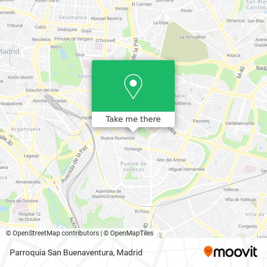 Parroquia San Buenaventura map