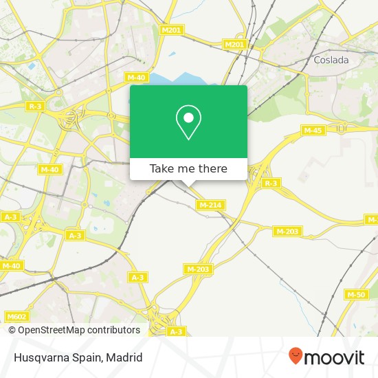 Husqvarna Spain map