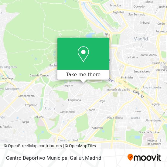 Centro Deportivo Municipal Gallur map