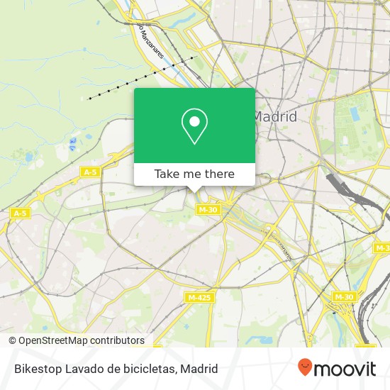 Bikestop Lavado de bicicletas map