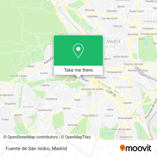 Fuente de San Isidro map