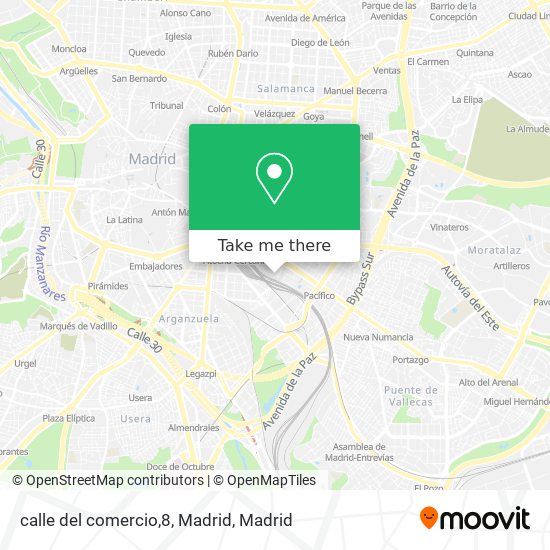 calle del comercio,8, Madrid map