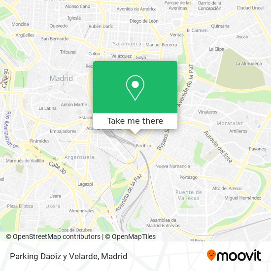 Parking Daoiz y Velarde map