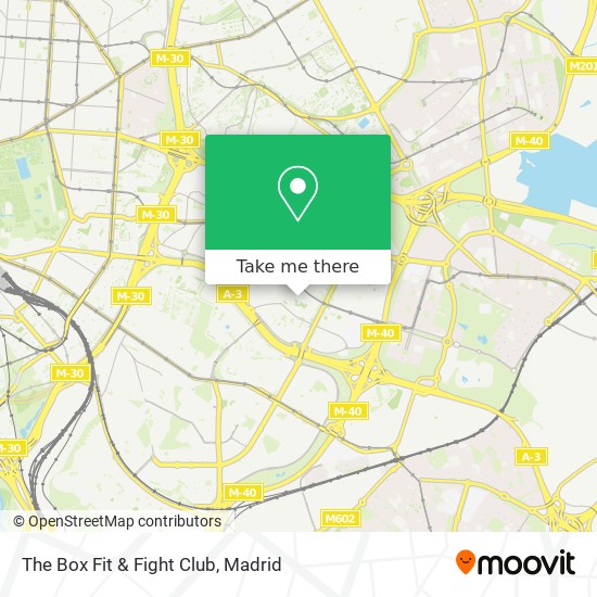 The Box Fit & Fight Club map