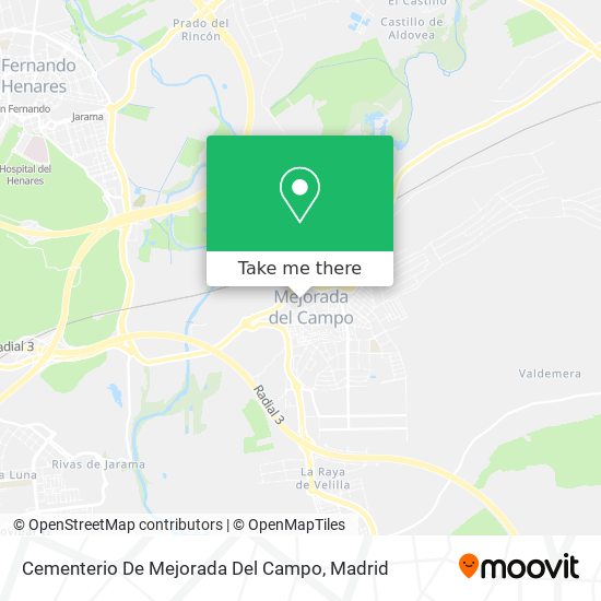 Cementerio De Mejorada Del Campo map