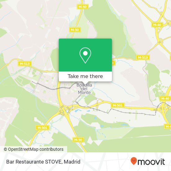 Bar Restaurante STOVE map