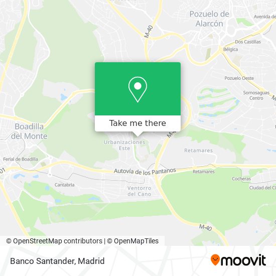 Banco Santander map