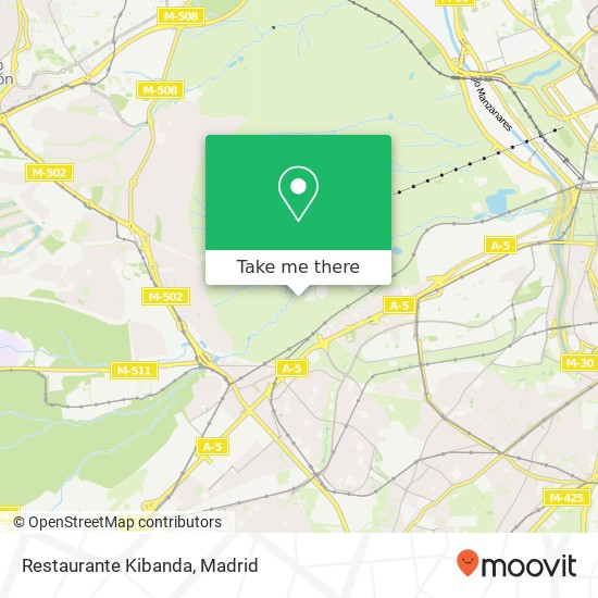 Restaurante Kibanda map