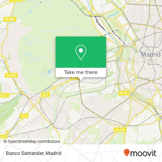 Banco Santander map