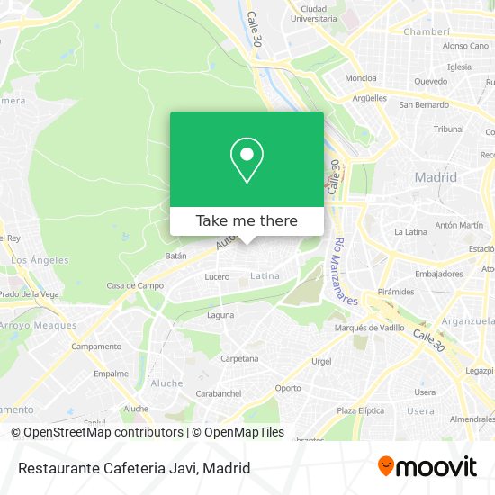 Restaurante Cafeteria Javi map