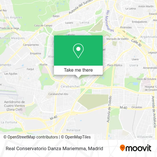 Real Conservatorio Danza Mariemma map