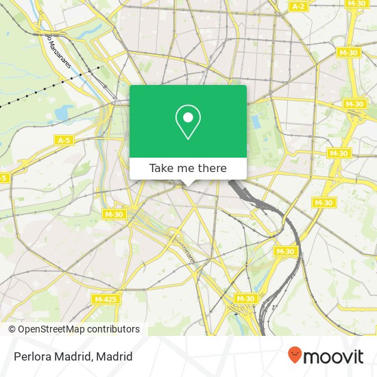 Perlora Madrid map