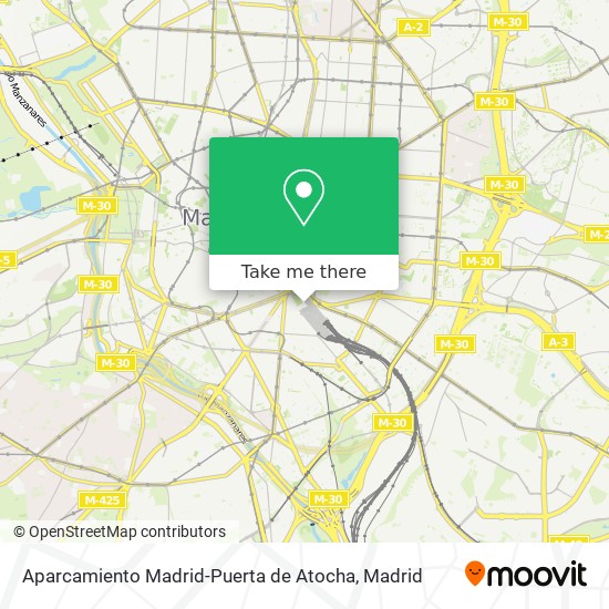 Aparcamiento Madrid-Puerta de Atocha map