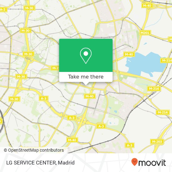 mapa LG SERVICE CENTER