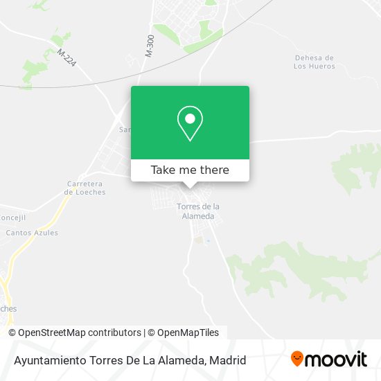 Ayuntamiento Torres De La Alameda map