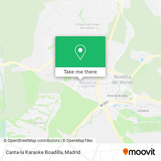 Canta-la Karaoke Boadilla map