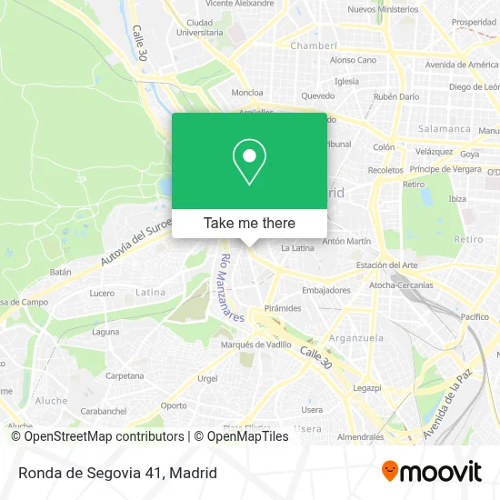 Ronda de Segovia 41 map