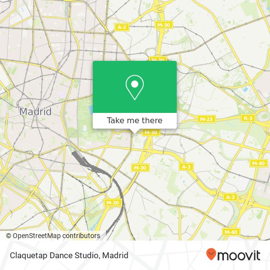 Claquetap Dance Studio map