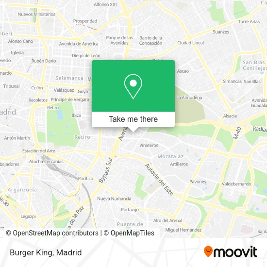 Burger King map