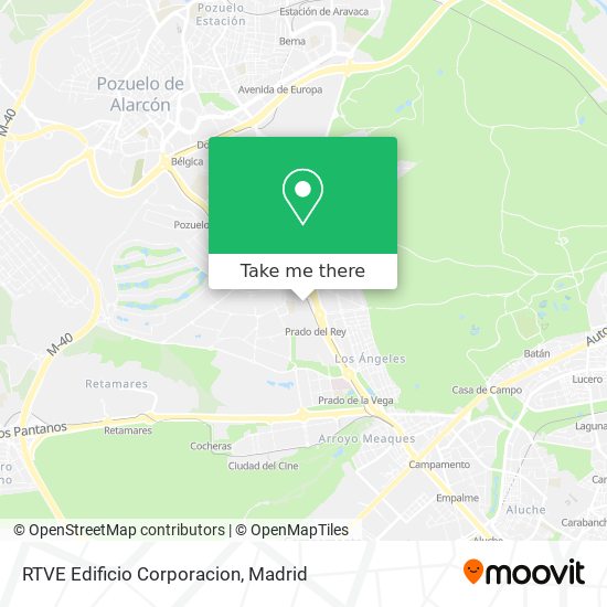 RTVE Edificio Corporacion map