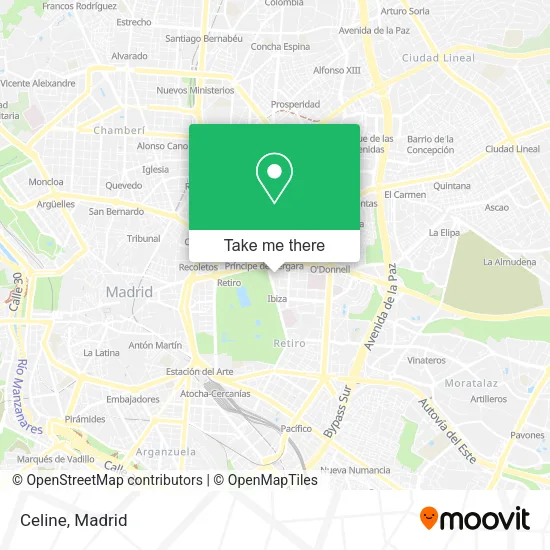 Celine map