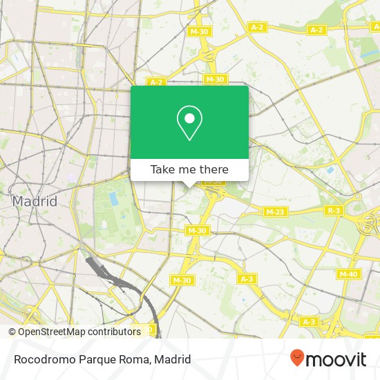 Rocodromo Parque Roma map