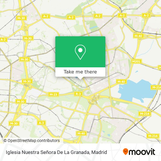 Iglesia Nuestra Señora De La Granada map