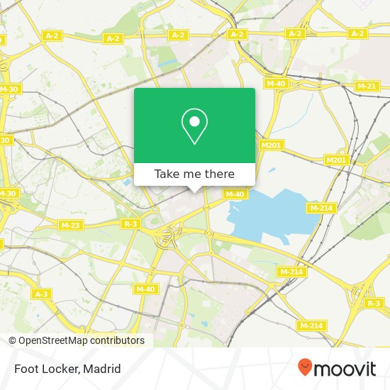 mapa Foot Locker