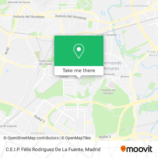 C.E.I.P. Félix Rodríguez De La Fuente map