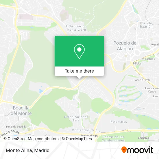 Monte Alina map