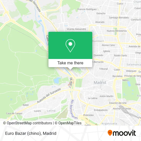 Euro Bazar (chino) map