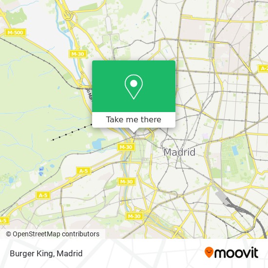 Burger King map