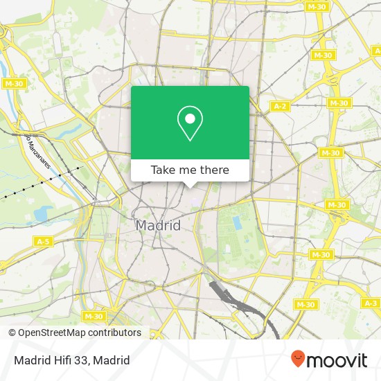 Madrid Hifi 33 map