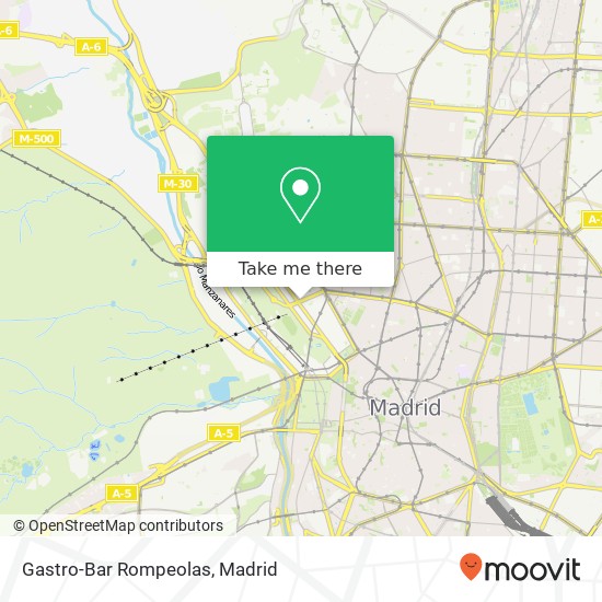 Gastro-Bar Rompeolas map